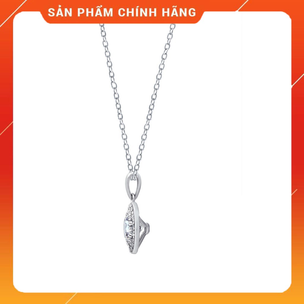 💍 Dây chuyền Halo Circle J’admire bạc cao cấp mạ bạch kim đính đá Swarovski Zirconia trắng 💎