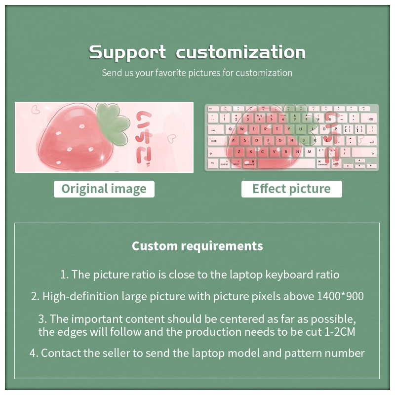 Tấm phủ bàn phím silicone siêu mỏng dành cho Laptop for 11~17 inch laptop