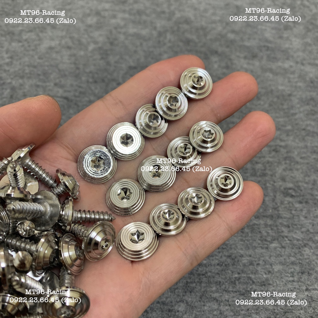 Full Bộ Ốc Áo Salaya V2 Cho Exciter 135 4s (2006-2010), Ex2010 Chuẩn Inox304 Siêu Bóng Không Gỉ Sét (Có Bảo Hành)