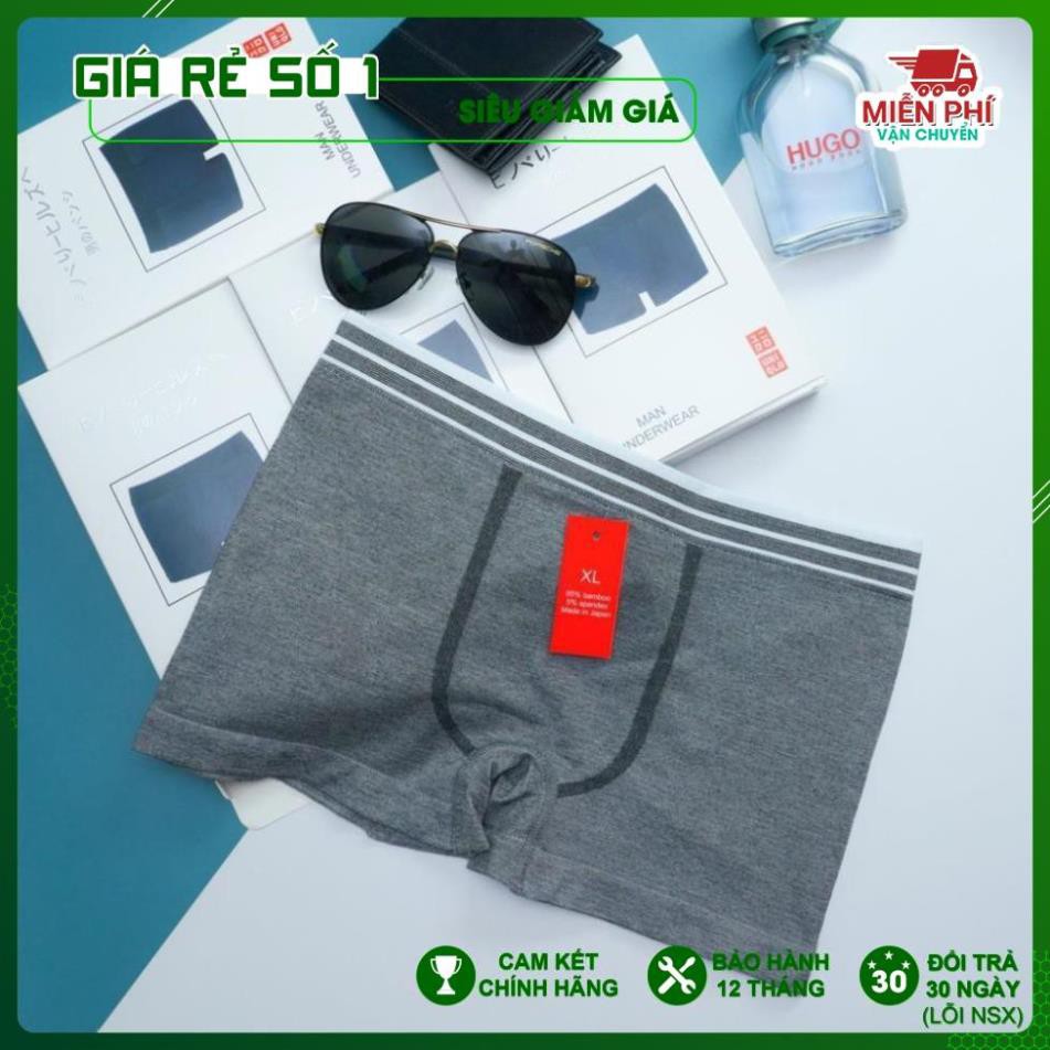 Quần Sịp đùi Uniqlo Sợi Tre Bamboo Nhật Bản, sịp boxer cao cấp, co giãn 4 chiều, thoáng khí thoải mái vận động