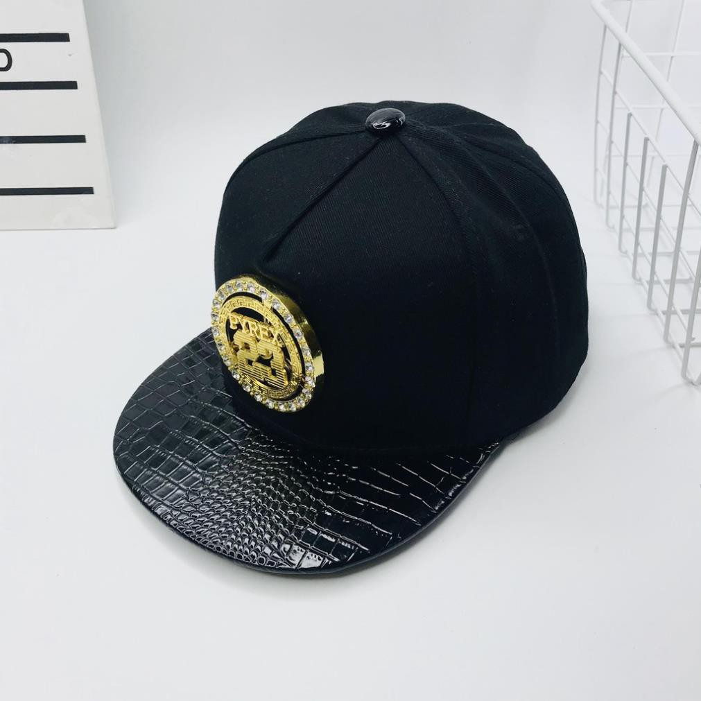 [VIP] Nón cho bé trai logo xoay, mũ lưỡi trai cho bé phong cách hiphop