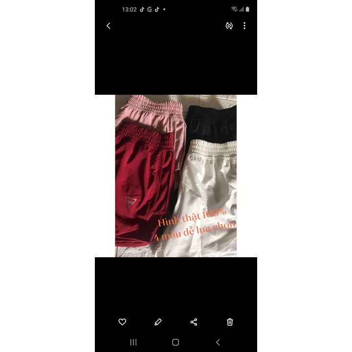 Quần đùi nữ 2 lớp, quần short, quần tập gym yoga | BigBuy360 - bigbuy360.vn
