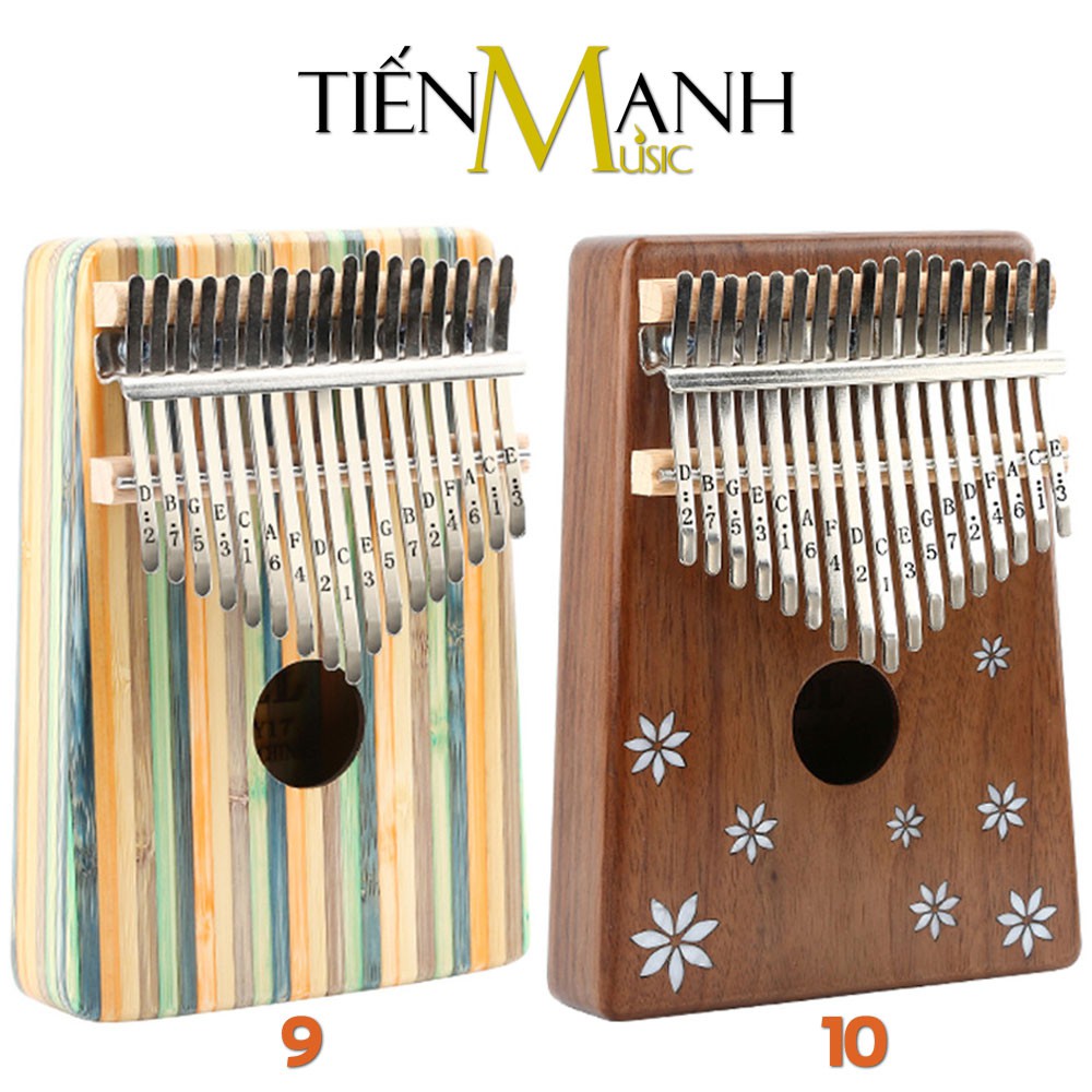 [Khắc Phím] Đàn Kalimba Yael 17 Phím Y17 Chính Hãng Tone C Giá Rẻ - Full Phụ kiện - Nhạc Cụ Tiến Mạnh Music