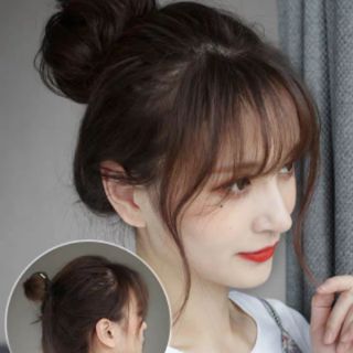 Tóc giả búi tỏi cao cấp siêu xinh