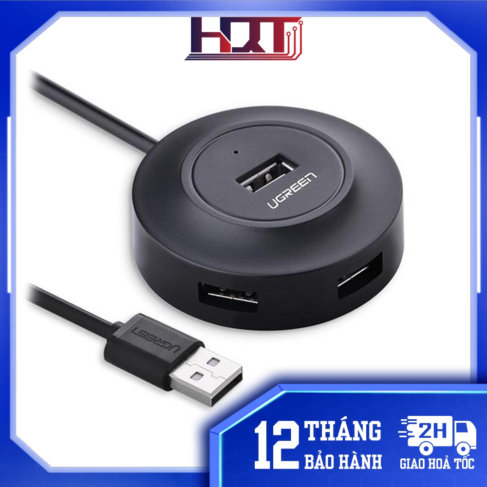 Hub USB 2.0 4 cổng tốc độ cao UGREEN CR106 CR123