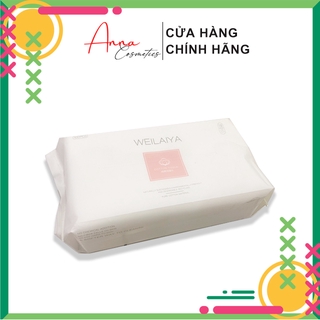 Khăn giấy tẩy trang weilaiya - 100% cotton thiên nhiên, siêu dai, siêu mềm mại