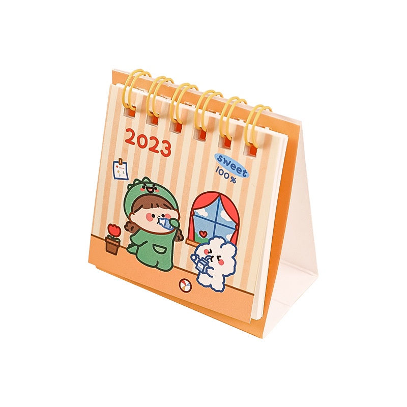 Lịch để bàn 2023 mini ROSE196 siêu xinh ( Từ tháng 7/2022 đến tháng 12/2023)