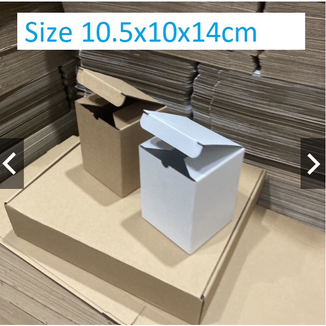 Combo 50 hộp carton nắp gài 10.5x10x14cm