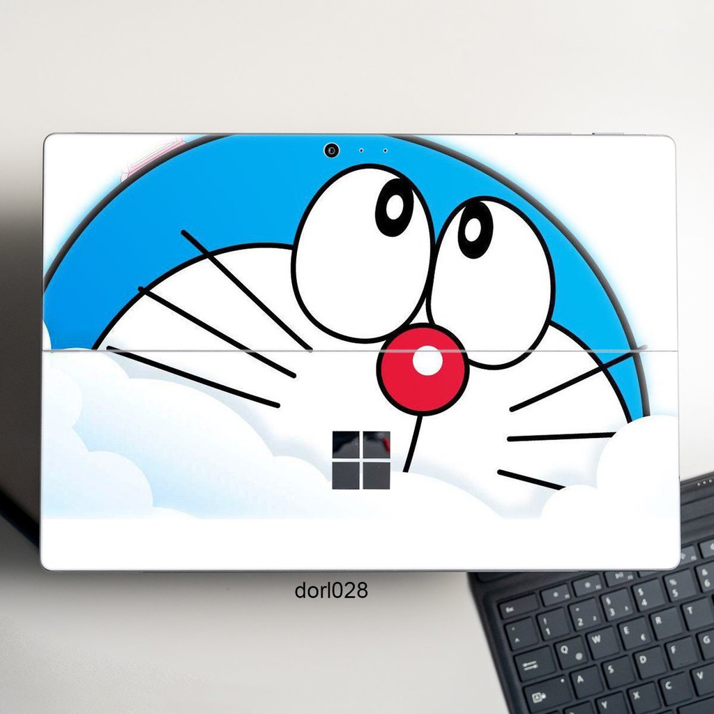 Skin dán hình Doraemon cho Surface Go, Pro 2, Pro 3, Pro 4, Pro 5, Pro 6, Pro 7, Pro X