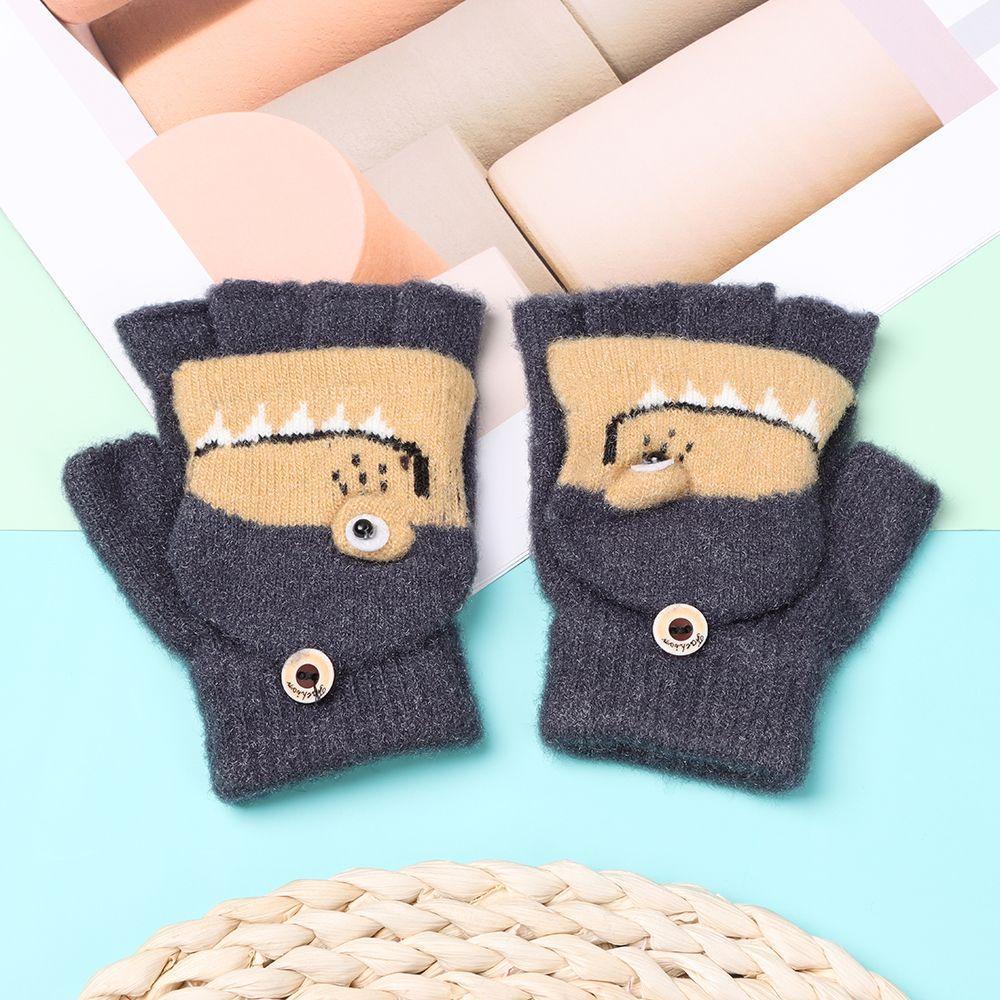 1 Đôi Găng Tay Hở Ngón Dễ Thương Cho Bé 5-12 Tuổi