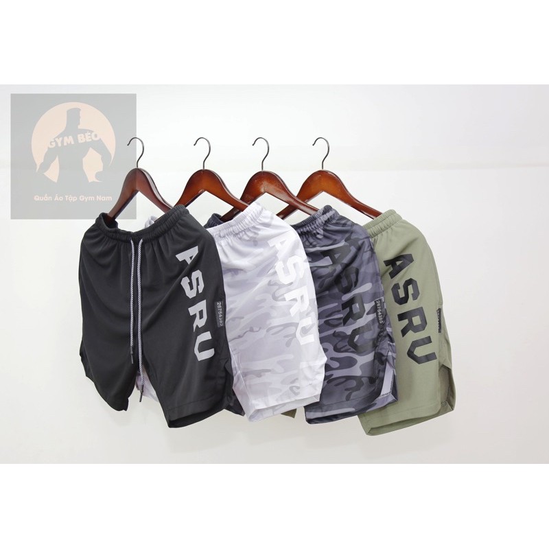 Quần đùi nam tập gym, chạy bộ ASRV chất đẹp, có video sản phẩm | BigBuy360 - bigbuy360.vn