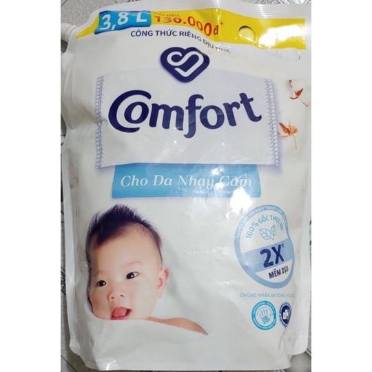 Nước xả vải Comfort bịch 3.8L