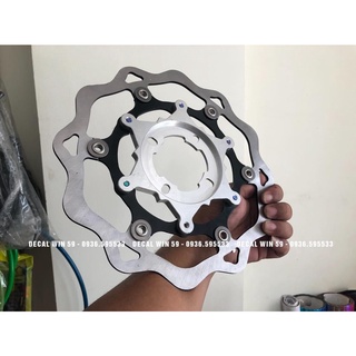 Đĩa ktm 260mm + lòng đĩa 4 lỗ 5 lỗ cnc - win 59