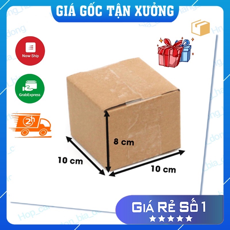 Hộp carton 20x10x10xcm, hộp đựng quần áo, gia dụng, Hộp Carton gói hàng, đóng hàng chất lượng giá rẻ.