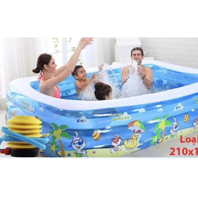 Hồ bơi BaBy LỚN 2.1M fun hộp[ HÀNG CHUẨN ]