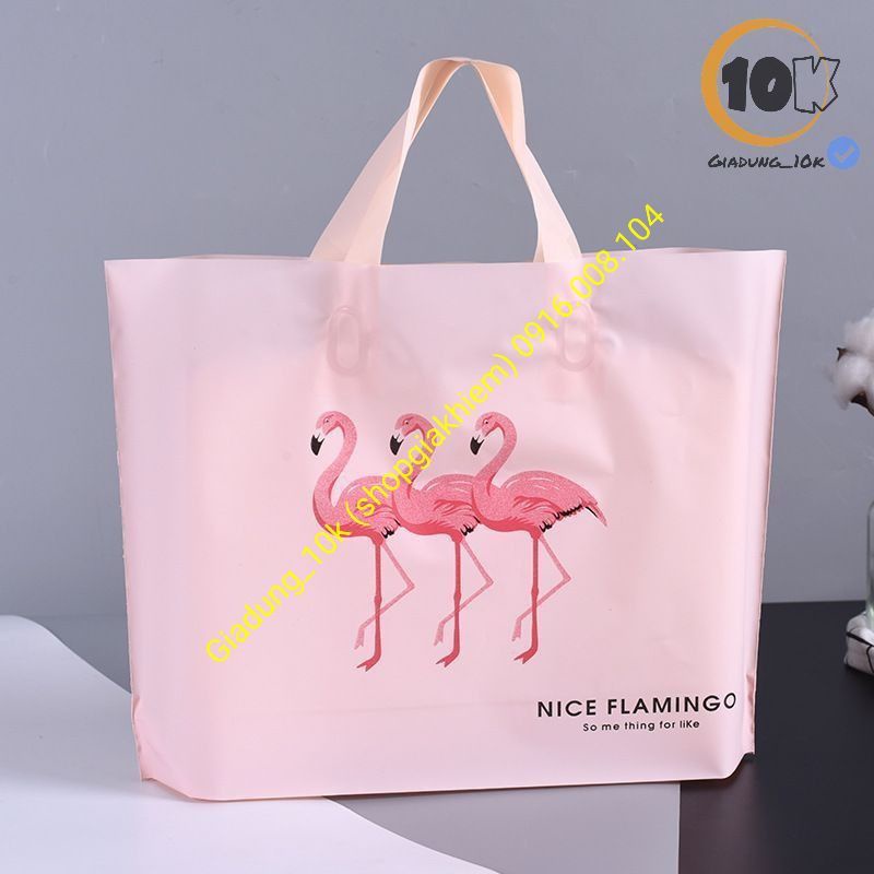 Túi nhựa Flamingo chuyên dùng đựng quà tặng dai, bền, đẹp