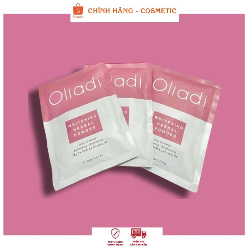 1 GÓI BỘT TẮM TRẮNG OLIADI 100GR