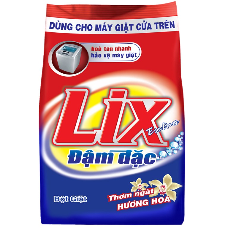 Bột Giặt LIX Extra Đậm Đặc 6Kg ED036 - Dùng Cho Máy Giặt Cửa Trên, Tẩy Sạch Vết Bẩn Mạnh Gấp 2 Lần