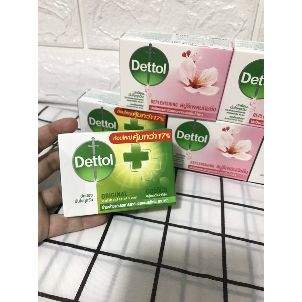 Xà Bông Kháng Khuẩn Dettol Thái Lan 100gram