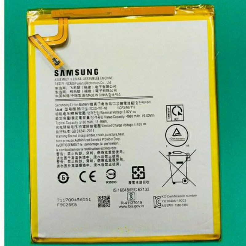 Pin thay xịn cho Samsung Galaxy Tab A8 8.0 SM-T295 Dung lượng 4980mAh xịn Zin - Bảo hành 6 tháng