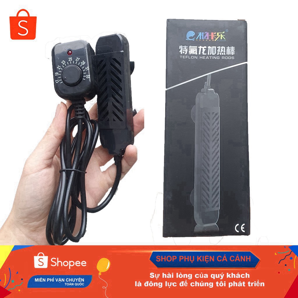 Sưởi bể cá ❤️FREESHIP❤️ Sưởi bể cá cao cấp bọc nhựa 25W 50W 100W 200W