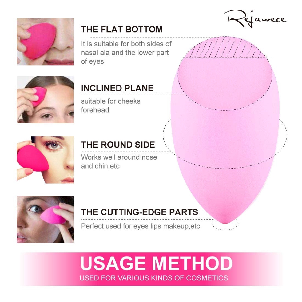 [Hàng mới về] Set 1/4 mút đánh phấn trang điểm chuyên nghiệp