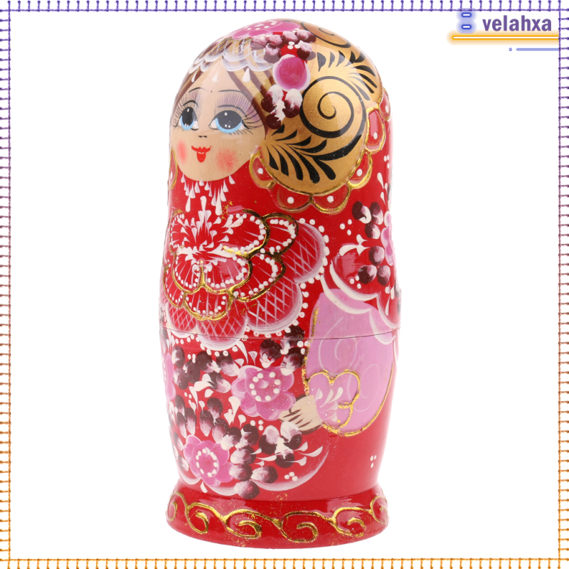 Bộ 7 Búp Bê Nga Matryoshka Bằng Gỗ