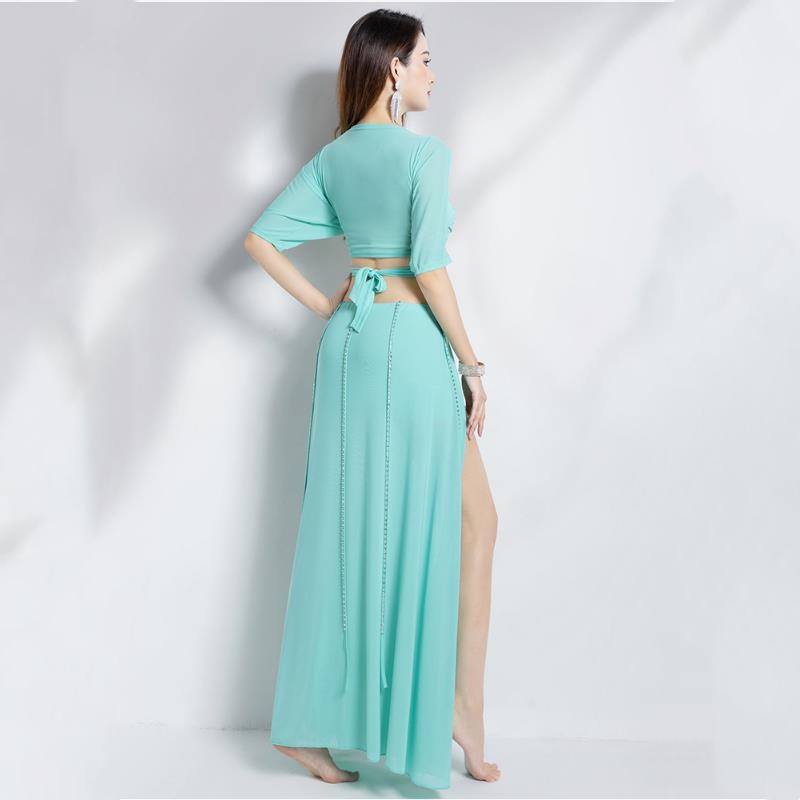 Trang Phục Biểu Diễn Múa Bụng Thiết Kế Mới Quyến Rũ Thời Trang Dành Cho Nữ