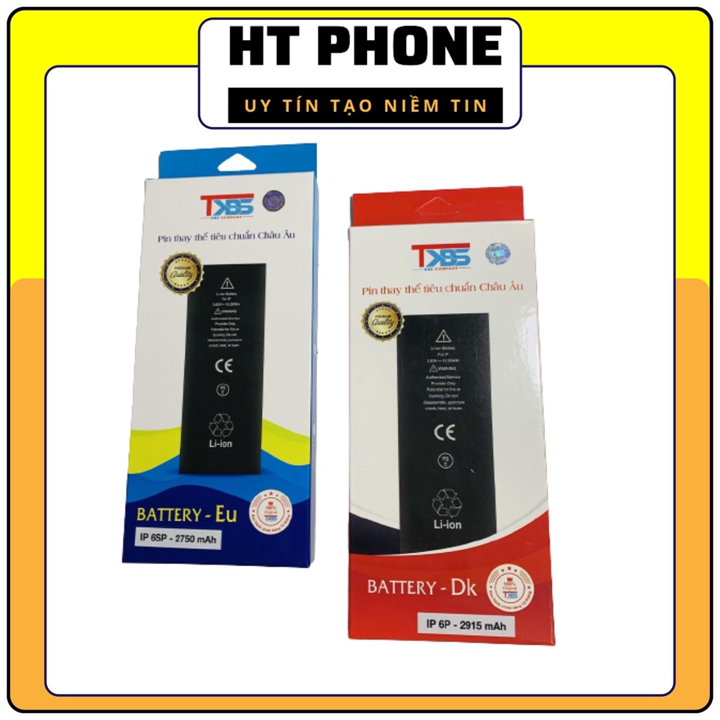 Pin iphone, pin zin eu chính hãng bảo hành 12 tháng 1 đổi 1 - HT PHONE