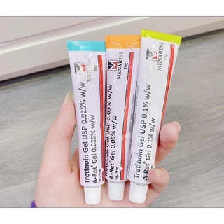 Tretinoin_aret_usp tretinoin 0.1%, 0.05%, 0.025%, gel giảm mụn, trẻ hóa da