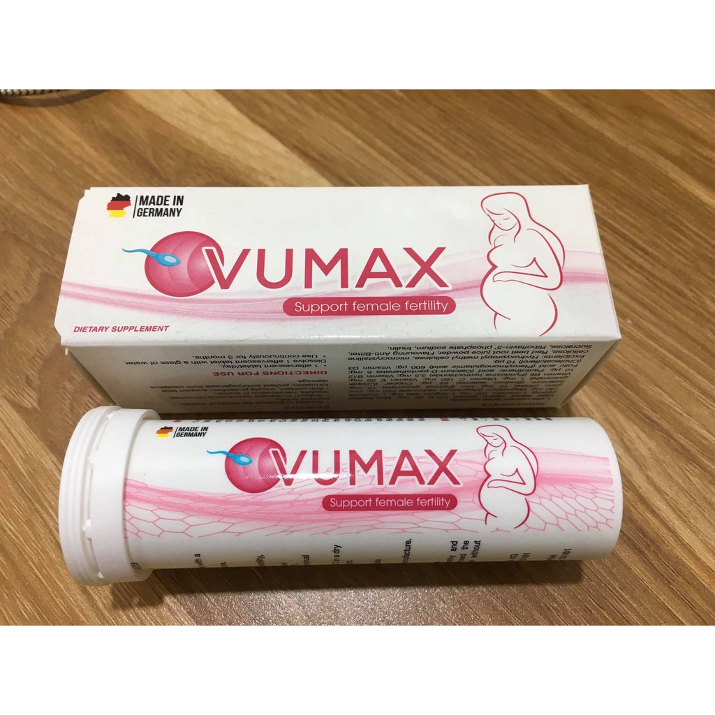 Viên sủi Vumax tăng khả năng mang thai
