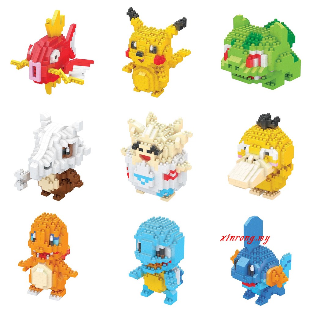 Bộ đồ chơi Lego xếp hình nhân vật Pokemon 40 mẫu lựa chọn