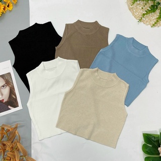 Áo len sát nách croptop chất len xịn đẹp