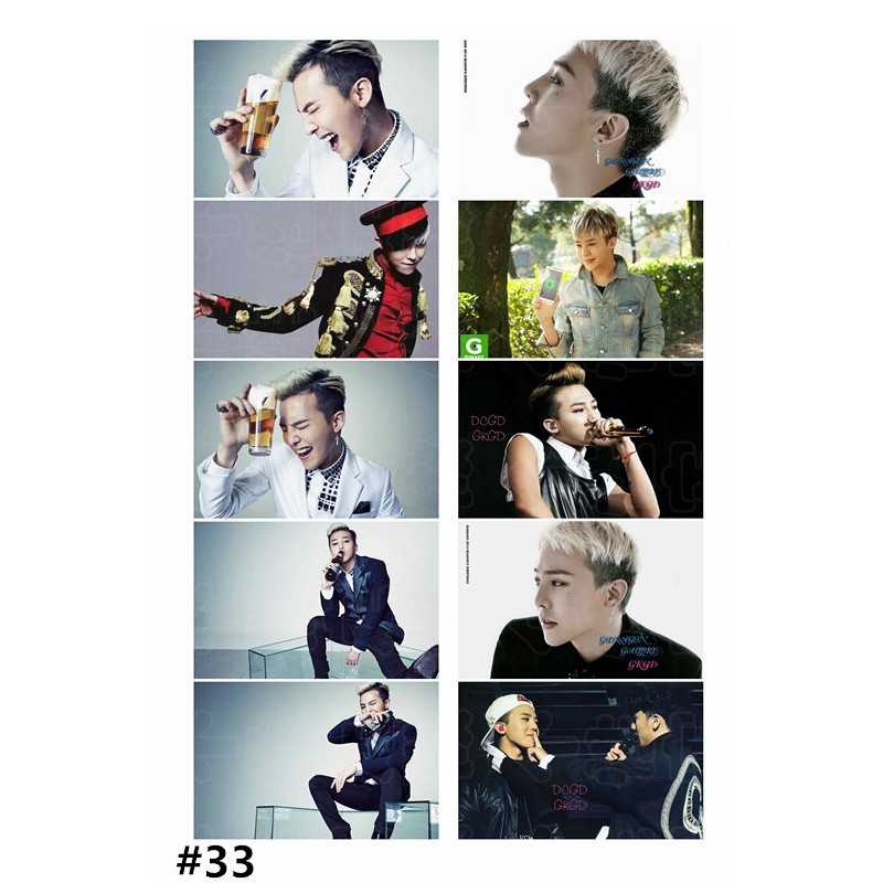 Bộ hình dán sticker BIGBANG GD G-DRAGON