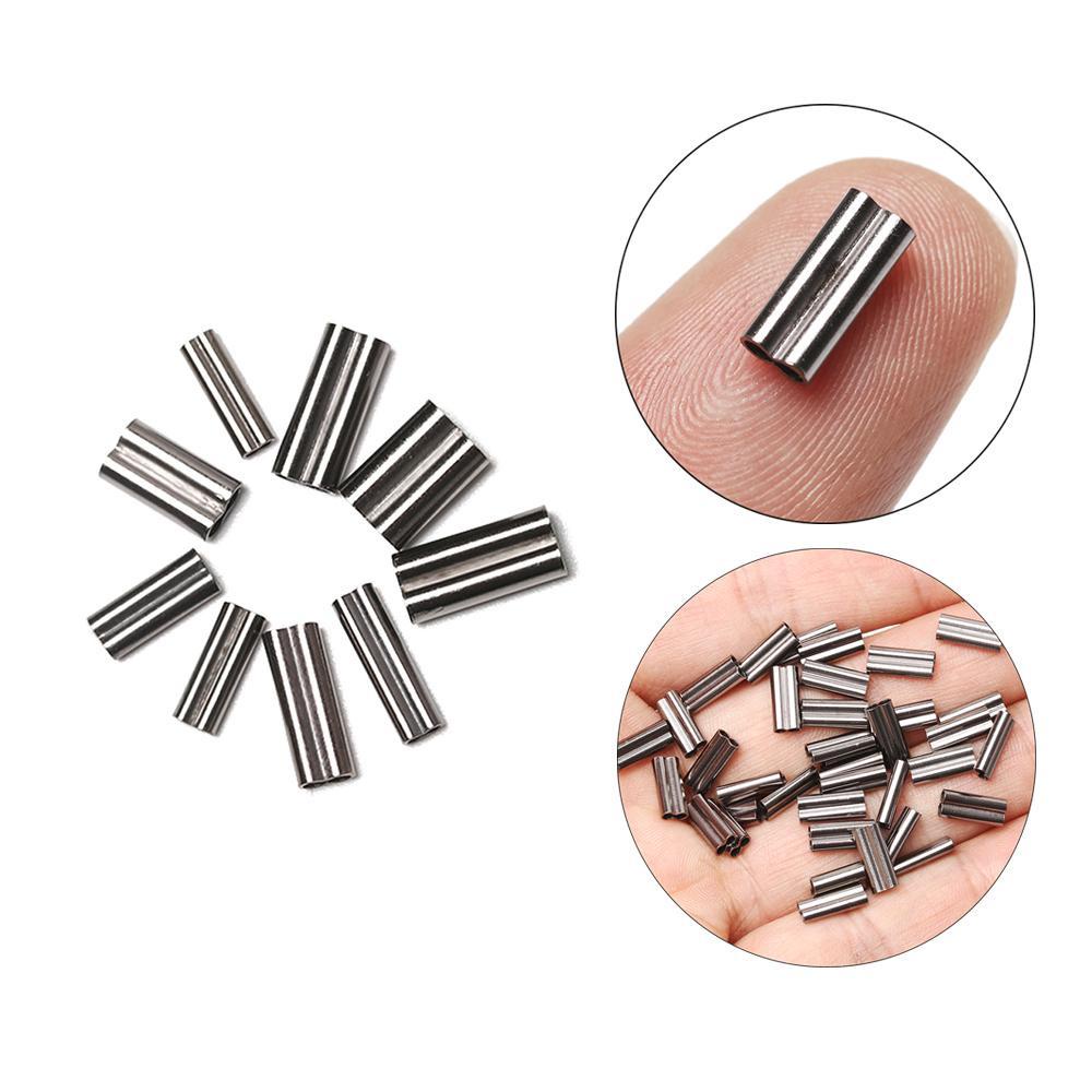Bộ 100 Ống Đồng Nối Dây Câu Cá 8 / 10mm