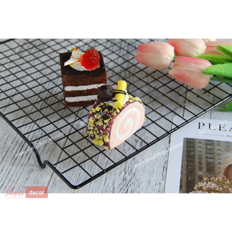 Khay lưới có chân trang trí chụp ảnh sản phẩm - Shop28Decor.com