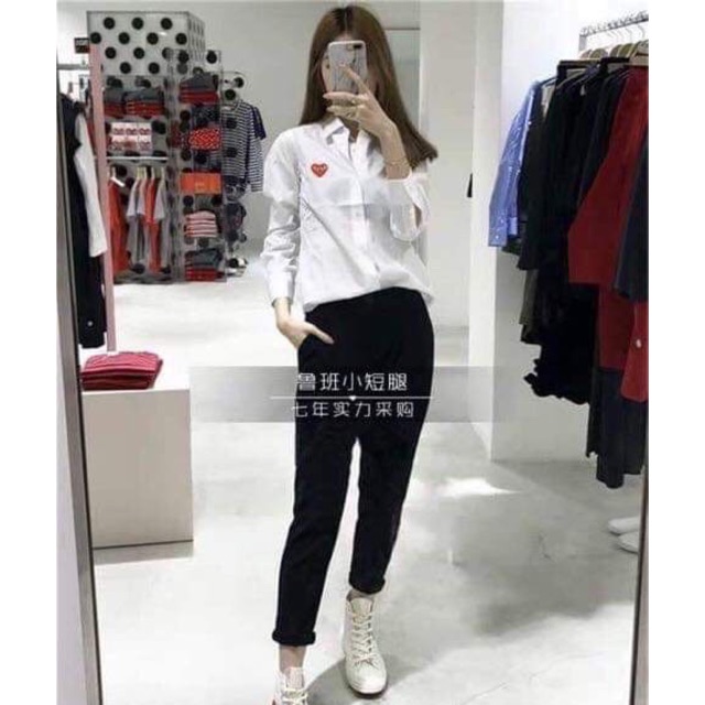 💥 ÁO SƠ MI THÊU TIM SIÊU XINH💥