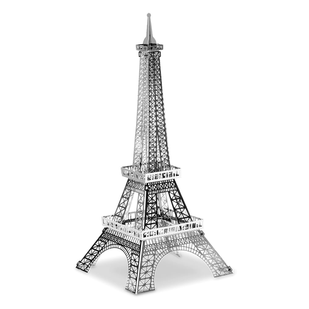 Mô hình tự lắp ghép 3D kim loại, mô phỏng tháp Eiffel Pháp, mua về tự lắp ghép