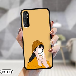 Ốp lưng nhám viền dẻo Xiaomi Mi Note 10 Lite