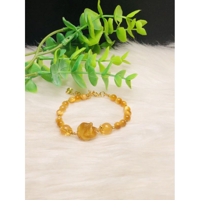 Vòng tay hồ_ly mắt_hổ vàng_tâm