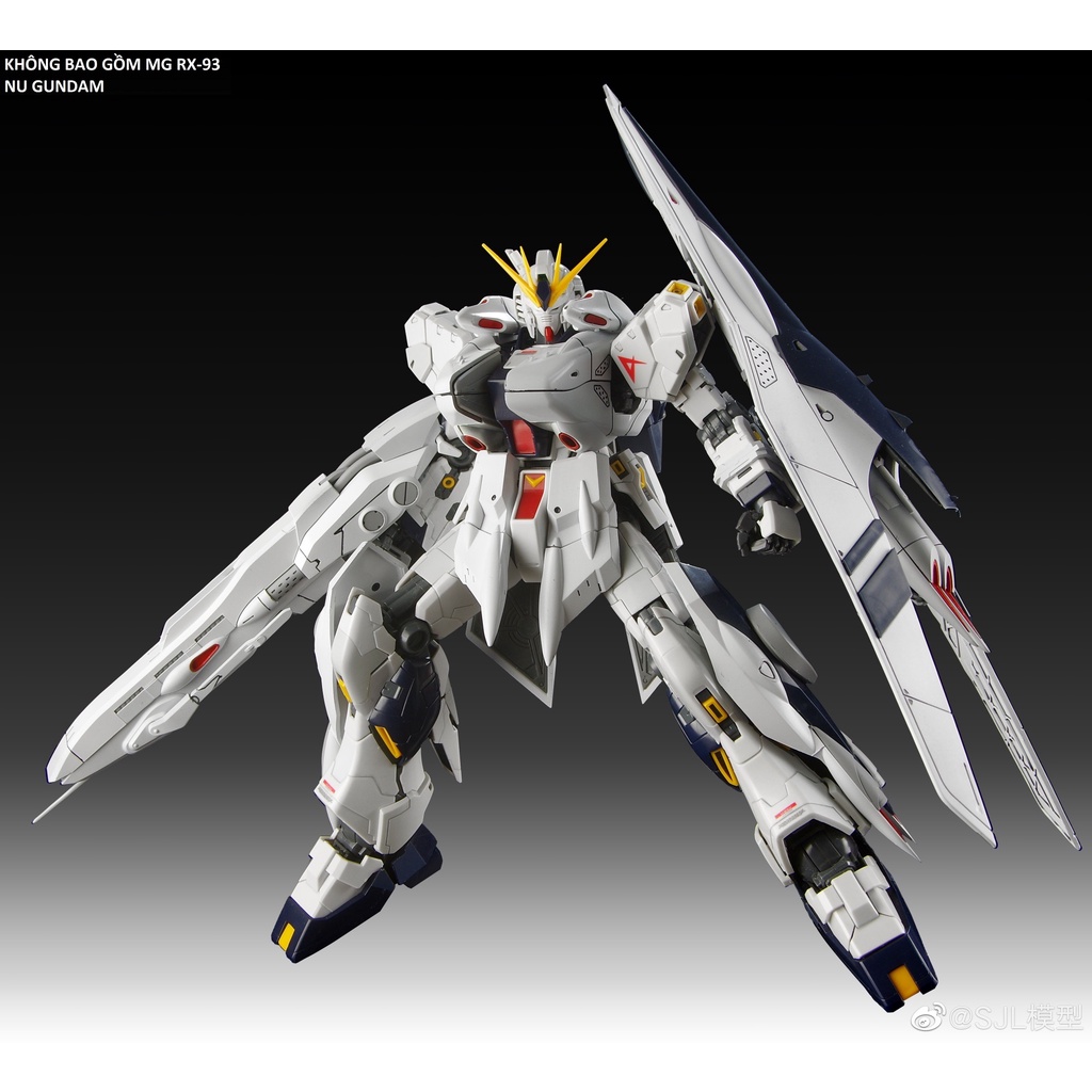 Phụ Kiện Bộ Giáp Nâng Cấp FA-93S Full Armor Nu Gundam SJL Mô Hình Đồ Chơi Lắp Ráp Anime