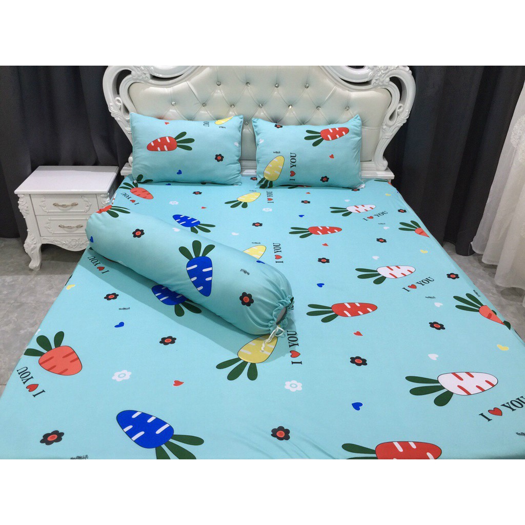 Drap thun Hàn Quốc mẫu cho bé, rất dễ thương bé nhìn sẽ thích, có may size theo yêu cầu