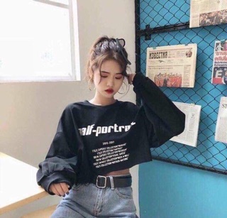 Áo croptop dài tay