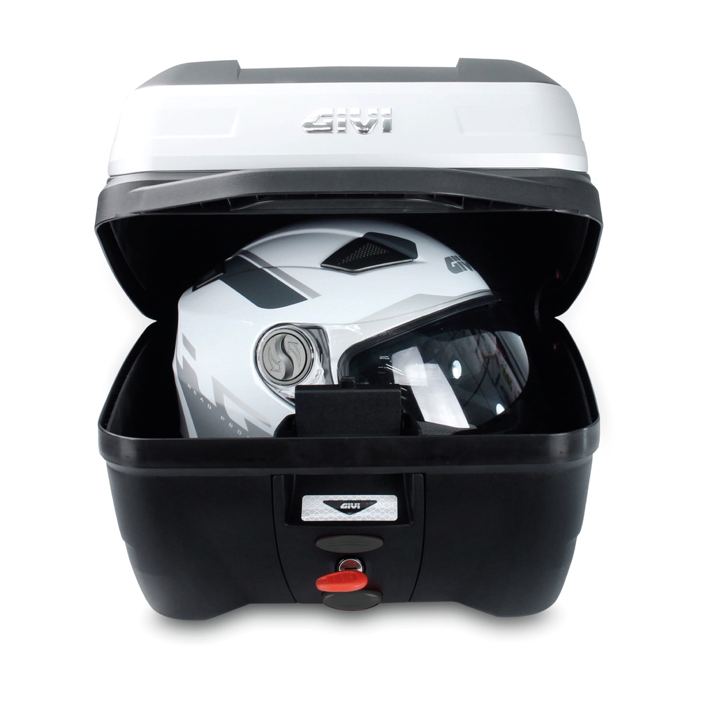 Thùng sau Givi B32N-ADV hệ thống khóa Monolock cao cấp dung tích 32 lít kèm đế gắn thùng Givi MP60N chính hãng