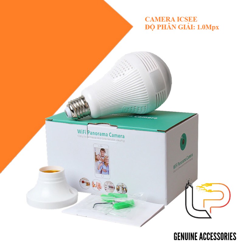 CAMERA IP ICSEE 1.0 KHÔNG DÂY KIỂU BÓNG ĐÈN - CAMERA KHÔNG DÂY KIỂU BÓNG ĐÈN ICSEE | BigBuy360 - bigbuy360.vn