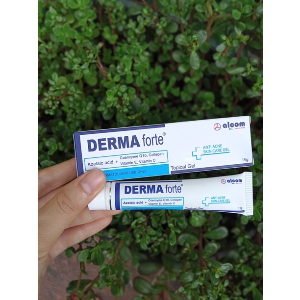 Derma Forte Gel Bản Thường &amp; Bản Advance - Kem Giảm Mụn Ngừa Thâm Trứng Cá, Mụn Ẩn, Mụn Đầu Đen 15g - Hàng Chính Hãng