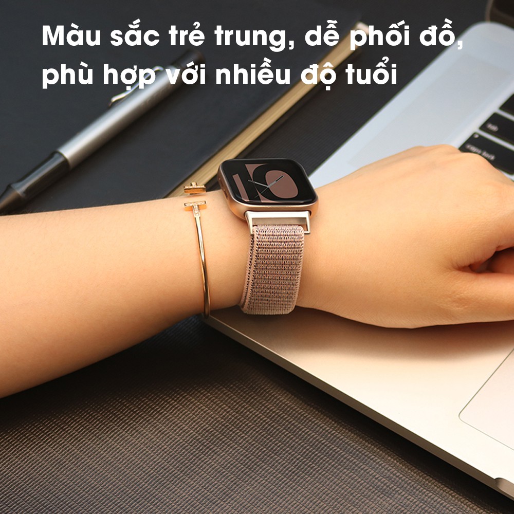 Dây đồng hồ Oppo Watch Size 41mm 46mm vải Nylon Sport Loop cao cấp siêu bền nhiều màu - Dây Nylon Sport Loop Oppo Watch