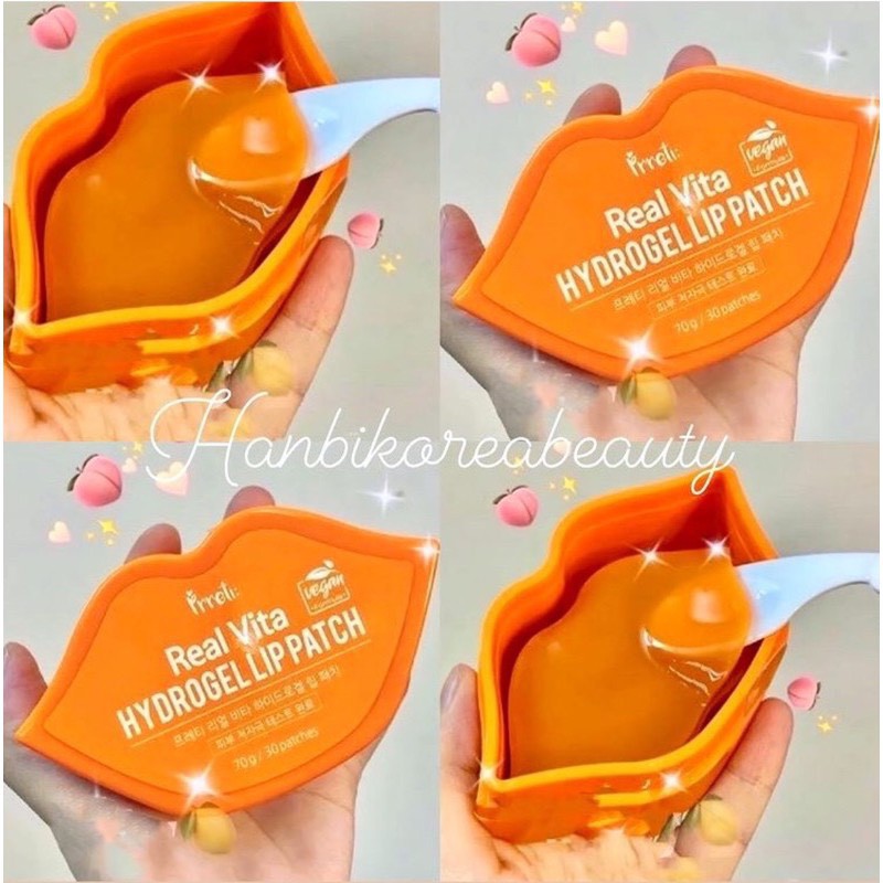 Mặt Nạ Mắt Môi Prreti Real Vita Hydrogel Lip Patch