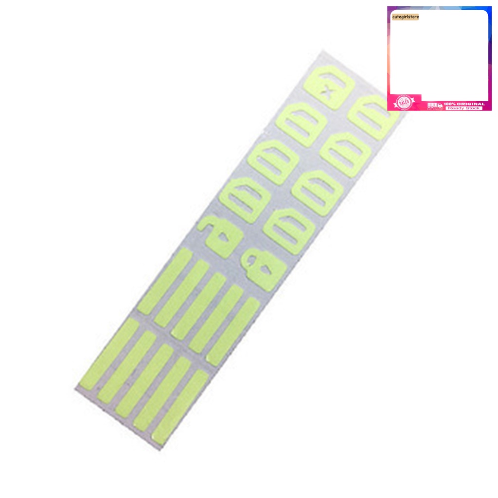 Miếng Dán Trang Trí Nút Bấm Cửa Xe Hơi Phản Quang Tự Dính Chất Liệu Pet