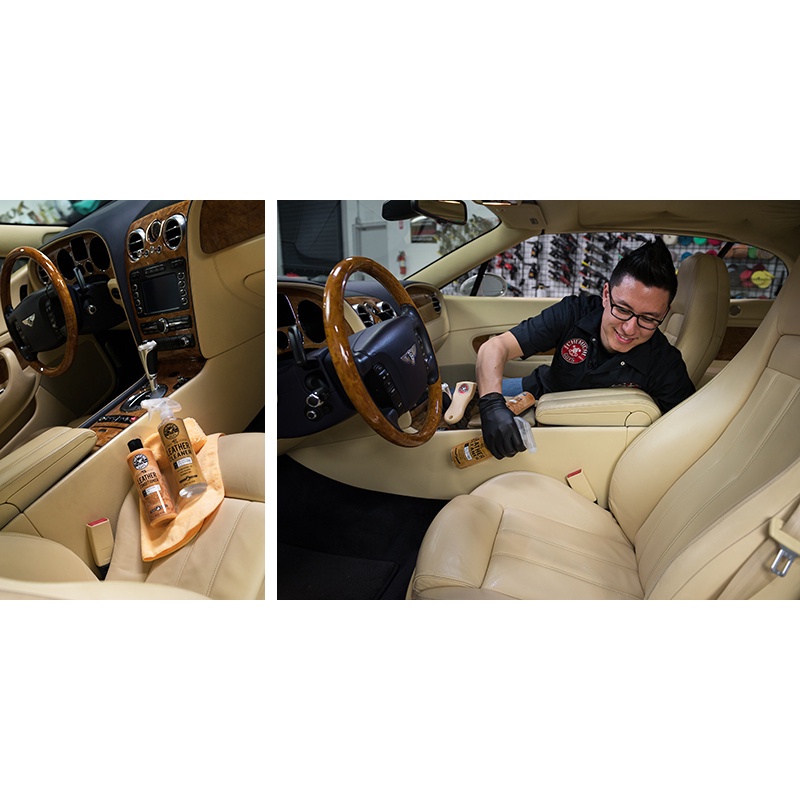 Dung dịch VỆ SINH GHẾ DA cao cấp CHEMICAL GUYS LEATHER CLEANER - 473ml